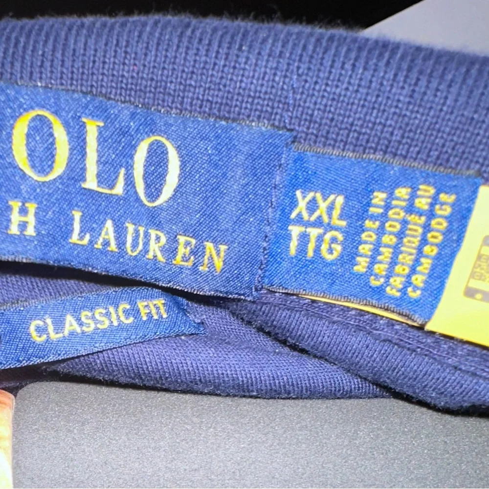 Polo Ralph Lauren Men Blue Classic-Fit Soft Pony Logo Short-Sleeve Shirt XXL